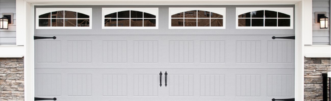 Grey Custom Garage Door